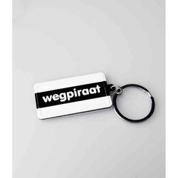 Black &amp; White keyring - Wegpiraat