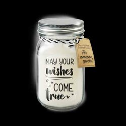 Black &amp; White Geurkaars May your wishes