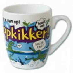 Paper Dreams Mok Cartoon-stijl Opkikker Keramiek 325ml Wit