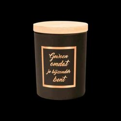 Paper Dreams Geurkaars klein roze/zwart - Bijzonder