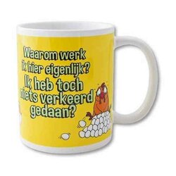 Funny Mug Waarom werk ik hier eigenlijk