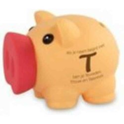 Spaarvarkentje Naam begint met T , ....