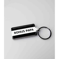 Black &amp; White keyring - Bonus papa
