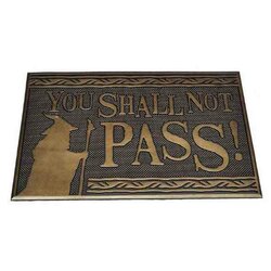 LORD OF THE RINGS - You Shall Not Pass - Rubber Doormat &#039;40x60cm&#039;
