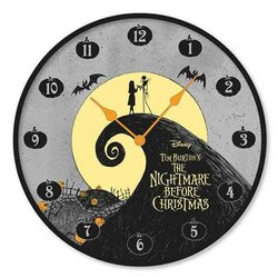 The Nightmare Before Christmas: Jack and Sally 10 inch Wall Clock / Wandklok