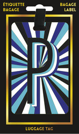 Bagagelabel Veelkleurig  P