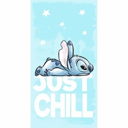 LILO &amp; STITCH - Just Chill - Beach Towel / Strandlaken 100% Polyester - 70x140cm