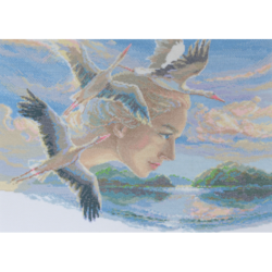 Aine Mother Nature - Sky borduren