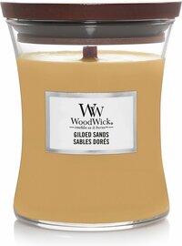 WoodWick Hourglass Medium Geurkaars - Gilded Sands
