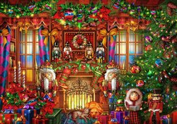 Christmas Interior Puzzel 2000 Stukjes