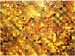 Gold Mosa&iuml;c - Puzzel - 3000 Stukjes
