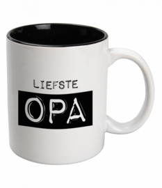 Black &amp; White Mug - Opa