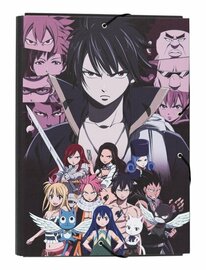 FAIRY TAIL - A4 Premium Binder with Flaps &amp; Elastic Band