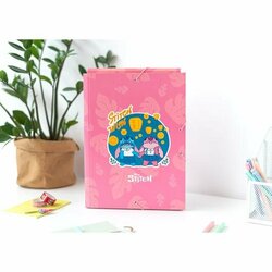 STITCH &amp; ANGEL - A4 Premium Binder with Flaps &amp; Elastic Band