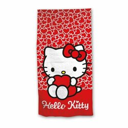 HELLO KITTY - Heart - Beach Towel 70x140cm