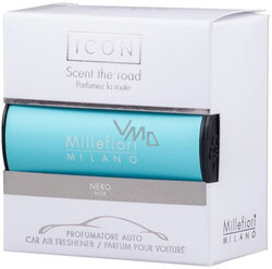 Millefiori Milano Icon Light Blue Nero Car Fragrance - 47 G