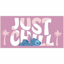 DISNEY - Stitch &quot;Just Chill&quot; - Beach Towel 70x140cm