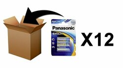 PANASONIC - Piles Alcaline Evolta AAA-LR03 X 4 - Box 12 Pack