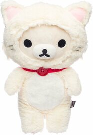 Korilakkuma - &ldquo;Wit Kat Kostuum&rdquo; Medium Pluche 34cm