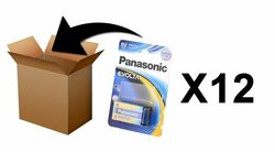 PANASONIC - Piles Alcaline Evolta 9V-6LR61 X 1 - Box 12 pces