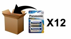 PANASONIC - Piles Alcaline Evolta D-LR20 X 2 - Box 12 Pack