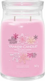 Yankee Candle - Snowflake Kisses Large Jar Geurkaars - 90 branduren - twee lonten