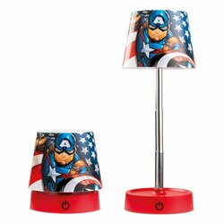 CAPTAIN AMERICA - Rechargeable Table LED Lamp - 11cm