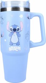 Stitch Bottled Bliss Drinkfles - Blauw - 900ml - Schoolbeker