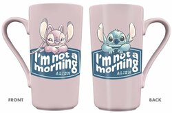 STITCH &amp; ANGEL - I&#039;m not a Morning Alien - Latte Mug 470ml