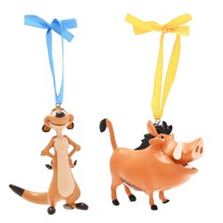 DISNEY - Timon &amp; Pumba - Set of 2 Hanging Decoration