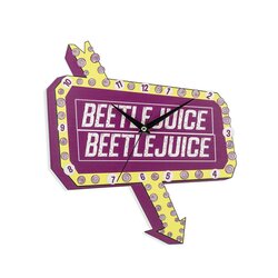 BEETLEJUICE - Sign - Metal Wall Clock