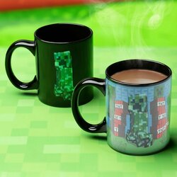 Minecraft - Creeper Warmtegevoelige Mok 300ml