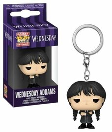 WEDNESDAY - Pocket Pop Keychain - Wednesday Addams (Black coat)