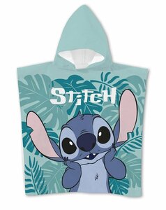 DISNEY - Stitch &quot;Leaves&quot; - Poncho 55x110cm