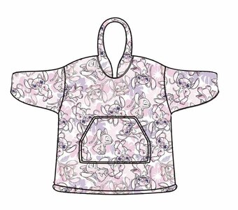 LILO &amp; STITCH - Angel - Sweat Poncho - Children Size (7-14 Years)