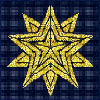 DIAMOND ART - 30.5 x 30.5cm Kits Star