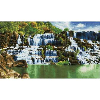 Diamond Dotz&reg; - 101x57cm Pongour Waterfall