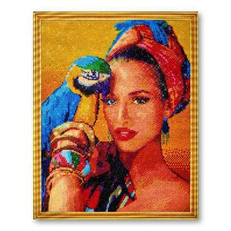 Tropical Colours 50 x 40 Ronde Steentjes