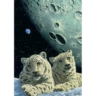 Schim Schimmel - Lair of the Snow Leopard -  Puzzle 1,500 pieces
