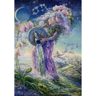 Josephine Wall   Zodiac Sign - Aquarius   -  Puzzle 1,000 pieces