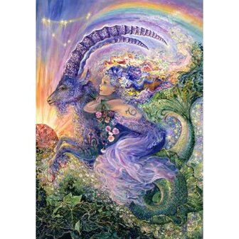 Josephine Wall -   Zodiac Sign - Capricorn   -  Puzzle 1,000 pieces