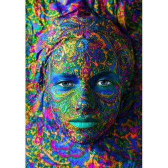 Face Art: Portrait of woman-  Puzzel 3900 stukjes