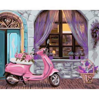Painting by Numbers French Boutique 40x50 cm