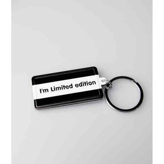 Black &amp; White keyring - I&#039;m Limited edition