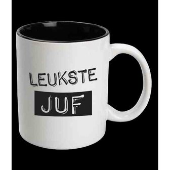 Black &amp; White Mugs - Juf