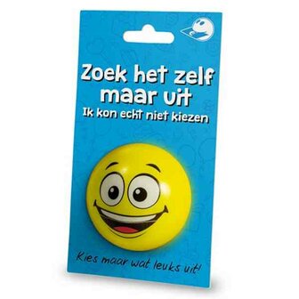 Cadeaukaart + Stressbal Zoek het zelf uit