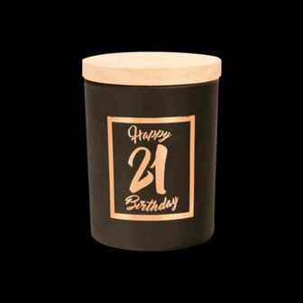 Geurkaars Goud Zwart 21 jaar