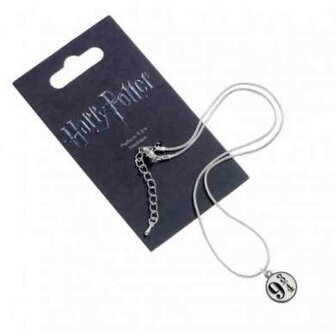 HARRY POTTER - Silver Plated Collection - Platform 9 3/4 Necklare