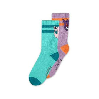 POKEMON - Vibrant - Pack of 2 pairs of Sport socks (T35-38)