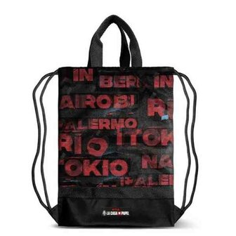 LA CASA DE PAPEL - Cities - Gym Bag &#039;49x34x1cm&#039;
